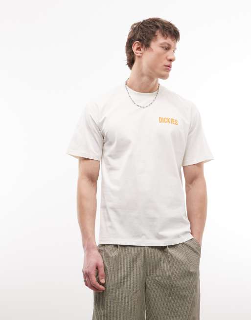 Dickies – Wolfhurst – T-Shirt in Wollweiß mit Rückenprint, 5 von 5