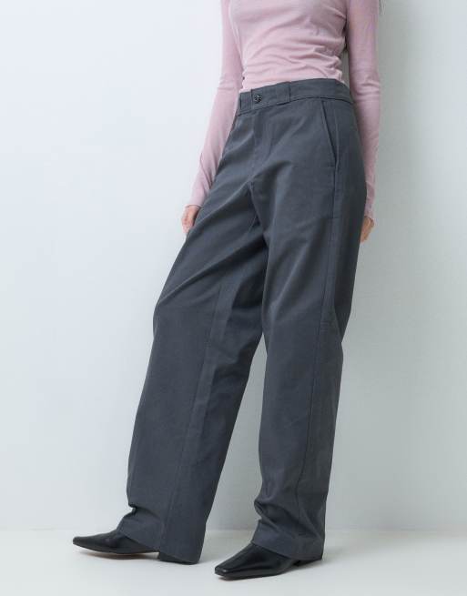 Dickies Women's 247 loose work pants in charcoal, 2 of 5