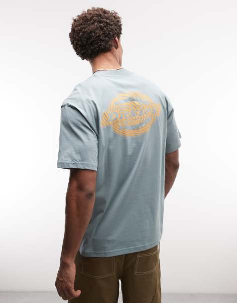 Dickies Woodsdale backprint t-shirt in blue - exclusive to ASOS