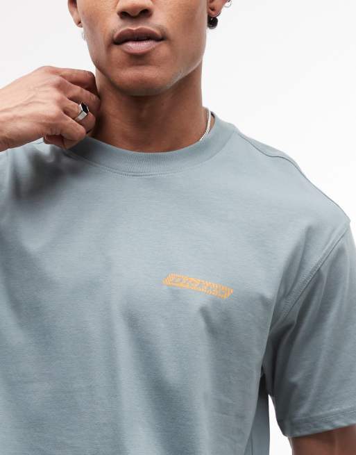 Dickies – Woodsdale – Blå t-shirt med tryck baktill – Exklusivt hos ASOS, 4 av 5