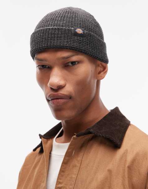 Dickies – Woodworth – Beanie in Schwarz mit Waffelstruktur - view 1