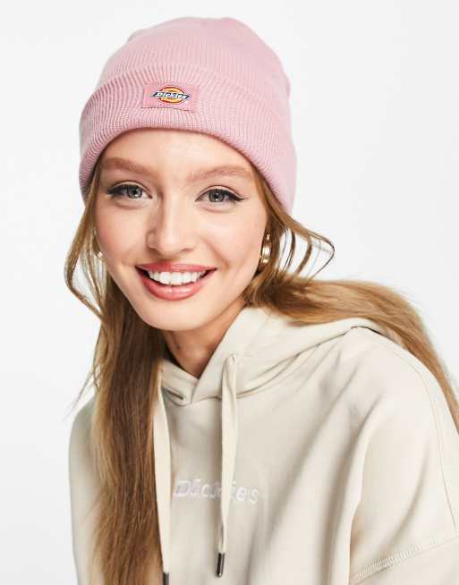 Dickies - Woodworth - Beanie met wafelstructuur in roze