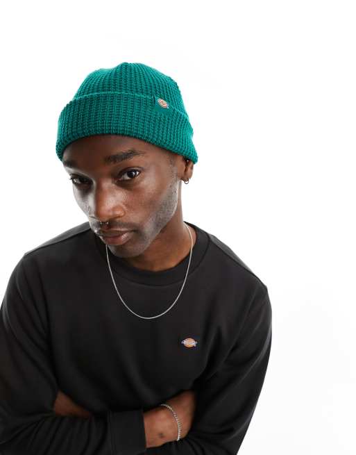 Dickies woodworth waffle beanie in green | ASOS