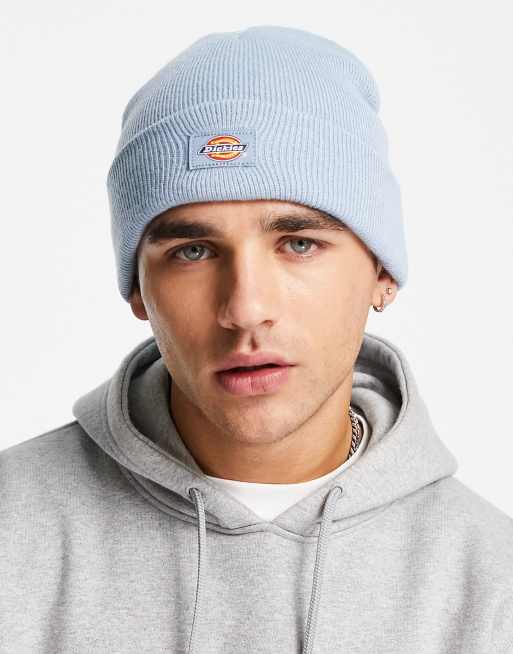 Dickies Woodworth  Waffle beanie in light blue