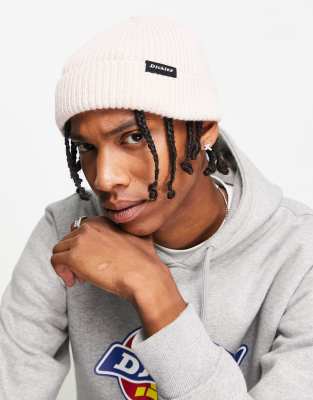 Dickies Woodworth  Waffle beanie in pink