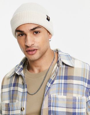 Dickies Woodworth  Waffle beanie in white