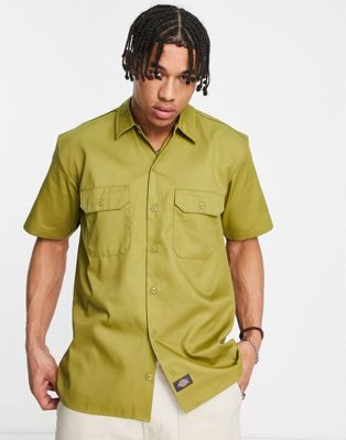 Dickies Work short sleeve shirt in green