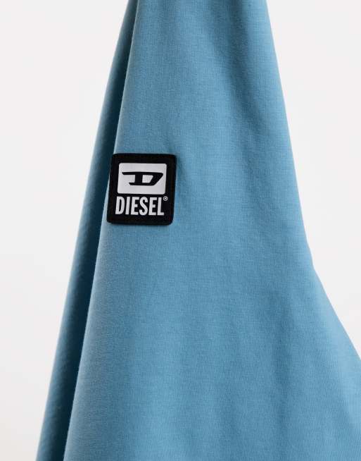 Diesel 3 pack large waistband logo briefs in black/white/grey, 2 of 4