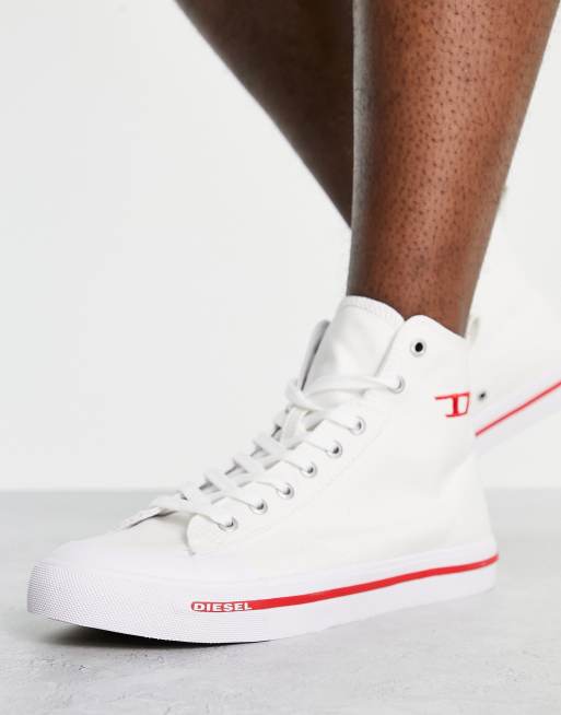 Diesel white trainers online