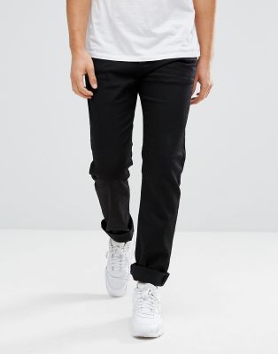 foto Cotone Belther - Regular Fit Neri 0886Z-Nero Uomo Jeans Slim