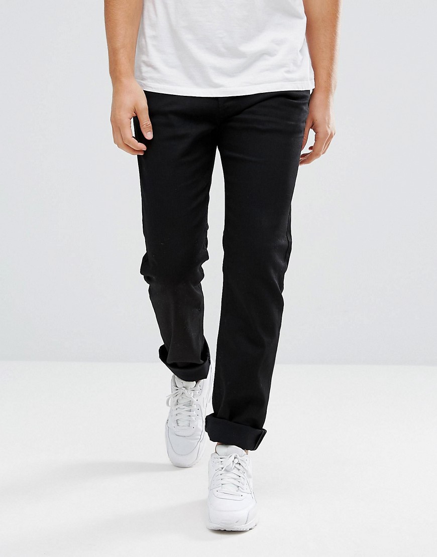 Diesel – Belther – Svarta regular slim jeans i 0886