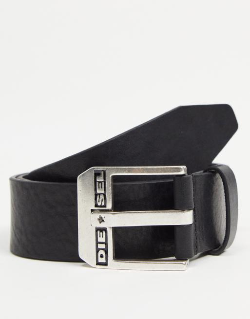 Diesel bluestar leather belt