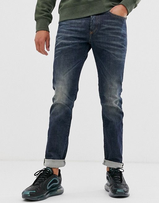 Diesel Buster regular slim fit jeans in 084ZU dark wash