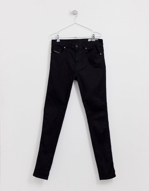 Diesel D-Istort super skinny fit jeans in 069EF stay black