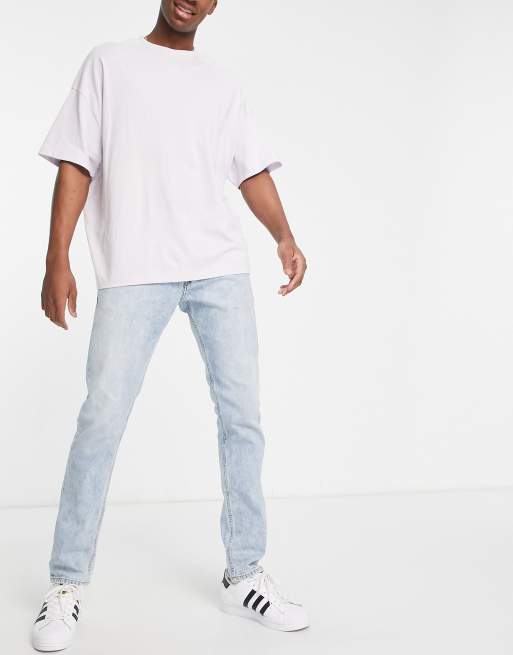 Diesel – D-Luster – Eng geschnittene Jeans in Bleichwaschung 
