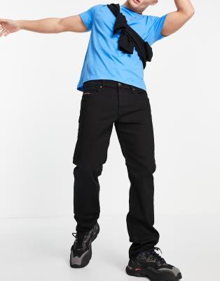 Diesel D-macs Straight-leg Jeans In Black