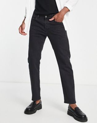 Diesel D-Mitry straight leg jeans in black