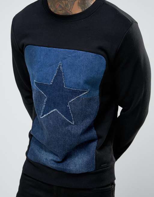 Diesel hot sale star sweatshirt