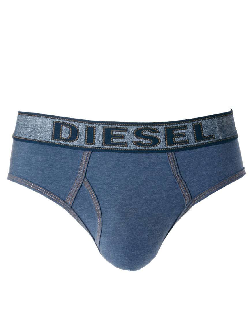 Diesel - Denim onderbroek-Marineblauw