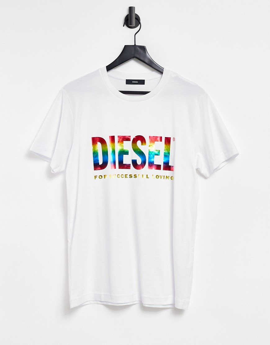 Diesel diego pride t-shirt-White