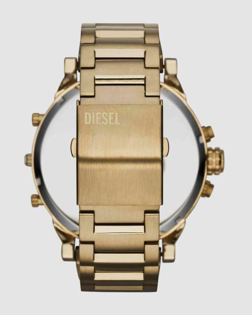 Diesel Herren Mr. Daddy 2.0 Multifunktionsuhr aus goldfarbenem Edelstahl in Gold, 4 von 4