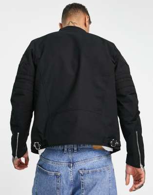 DIESEL ジャケット J-GLORY Diesel J-Glory biker jacket in black | ASOS