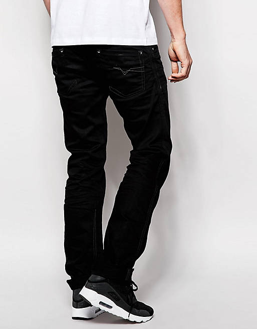 Sandsynligvis med hensyn til Enig med Diesel Jeans Darron 8QU Slim Fit Black | ASOS