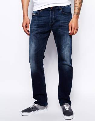 Diesel waykee 814w outlet straight leg stretch jeans