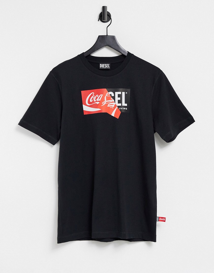 Diesel just cola t-shirt-Black