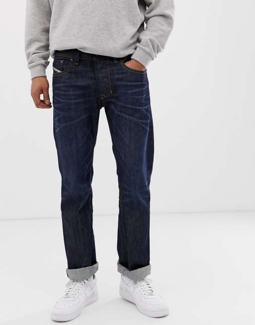 Diesel Larkee straight fit jeans in 0806W dark wash