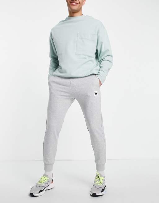 Diesel logo trackies in grey