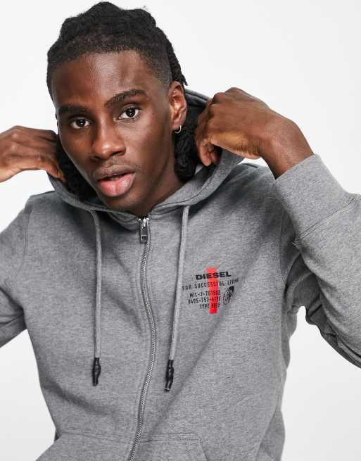 Diesel on sale hoodie grey