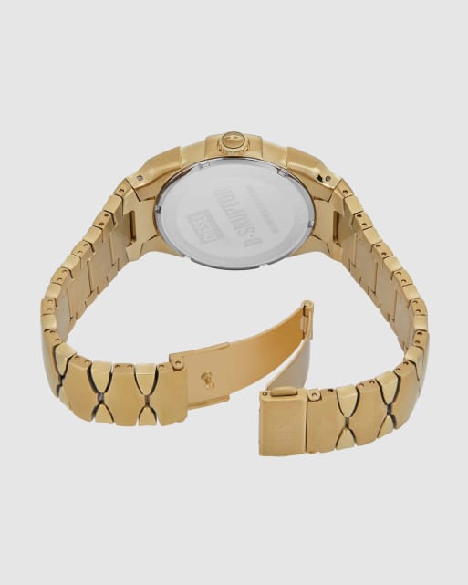 Diesel Men's D-sruptor gold-tone stainless steel watch - GOLD, 4 of 4