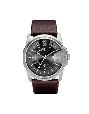 asos Diesel Men's master chief three-hand stainless steel watch dz1206 in brown
