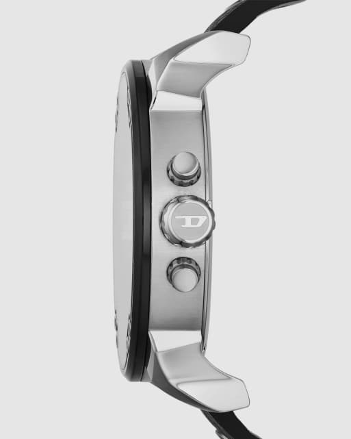 Diesel Men's mr. daddy 2.0 multifunction black leather watch in black, 4 of 4