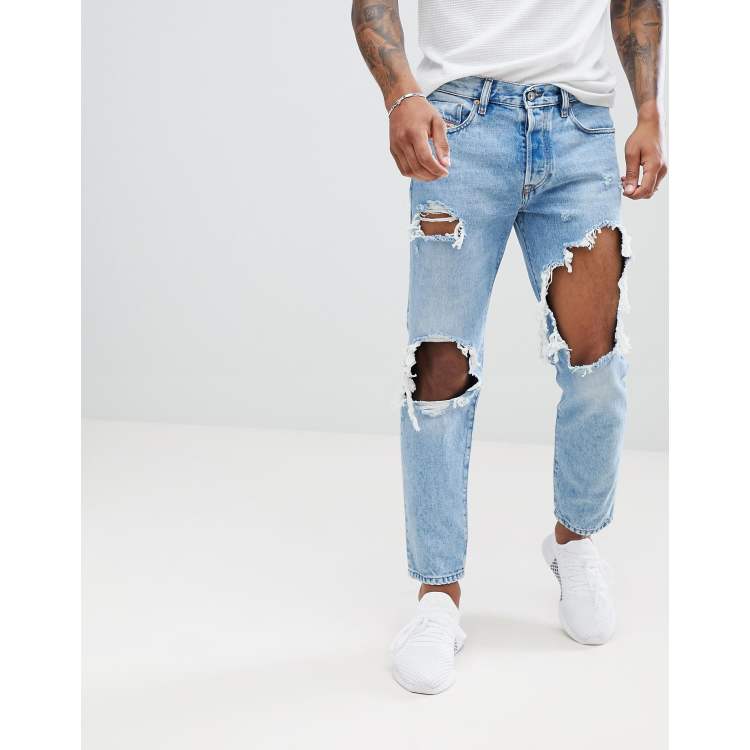 Diesel ripped jeans store men