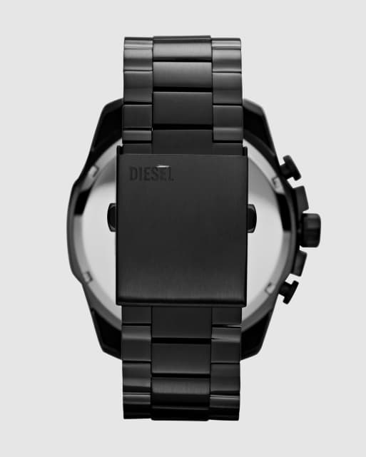 Diesel montre chronographe Homme Mega Chief en acier inoxydable noir, 4 de 4