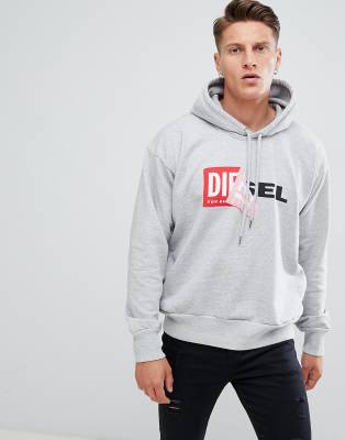 diesel hoodie grey