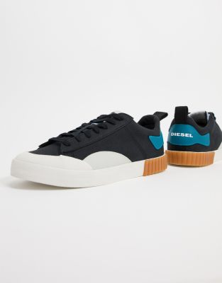 diesel canvas trainers