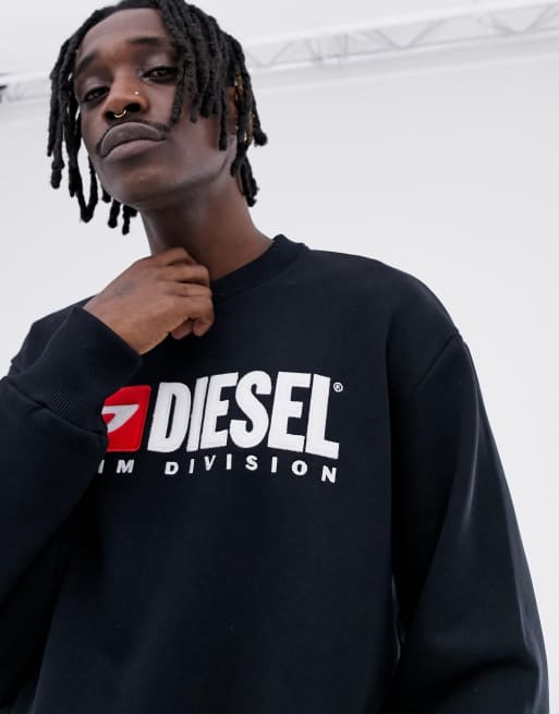 Diesel s clearance crew division sweatshirt