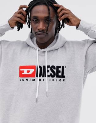 diesel hoodie grey