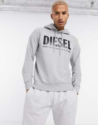 diesel hoodie grey