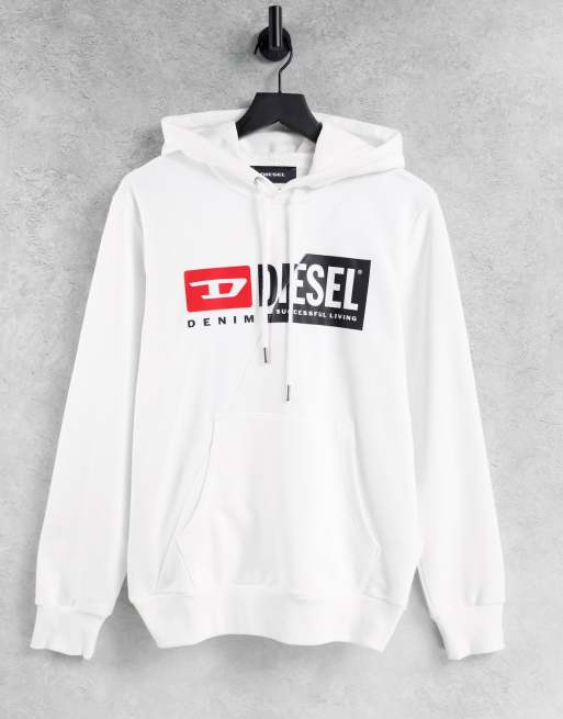 Felpa store bianca diesel