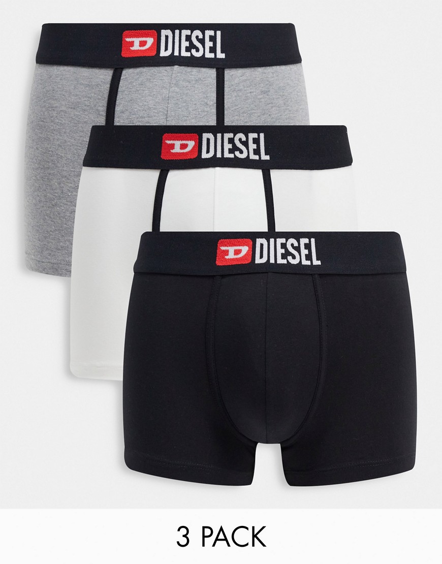 Diesel - Set van 3 boxershorts met logo-Verschillende kleuren