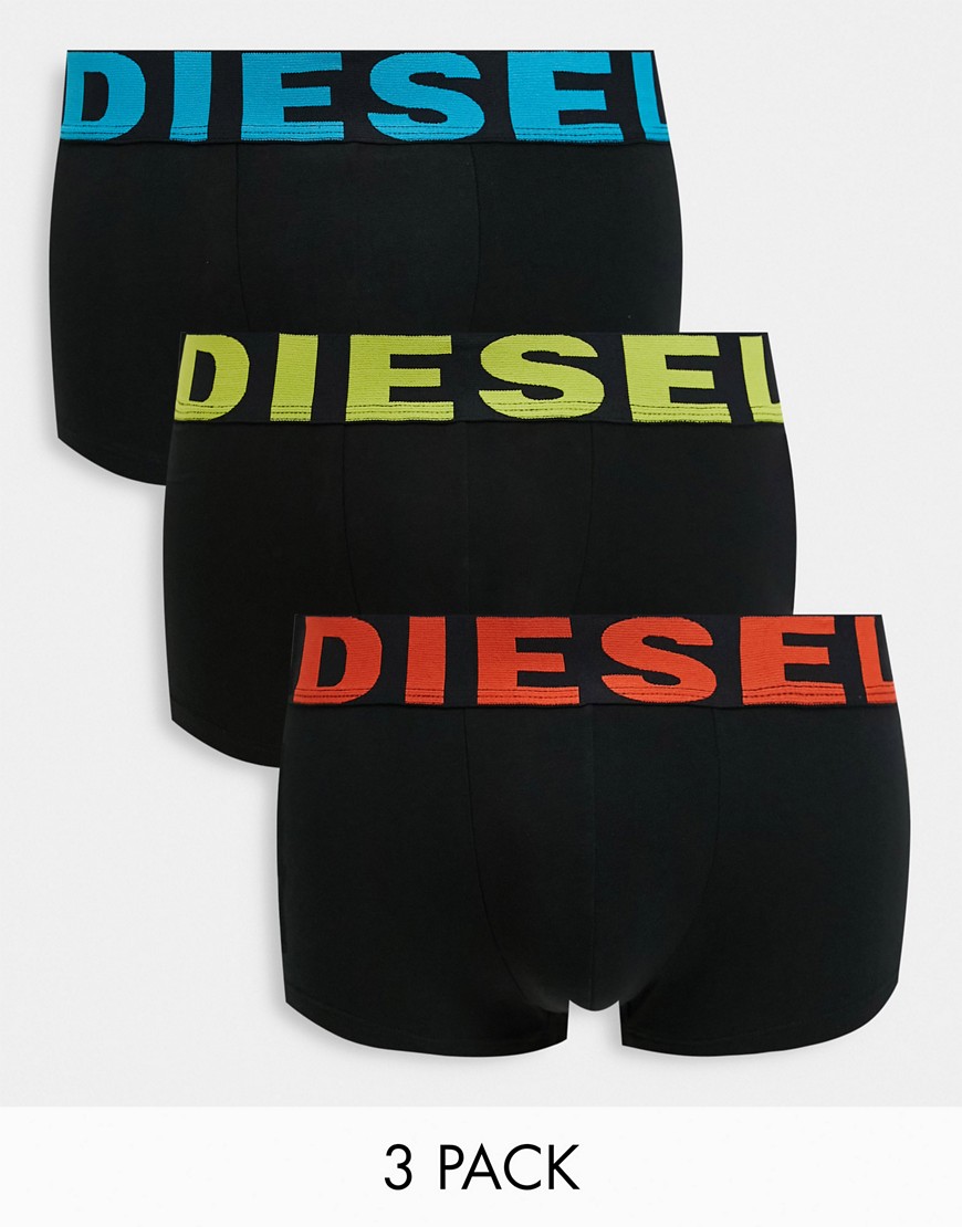 Diesel - Set van 3 boxershorts-Zwart