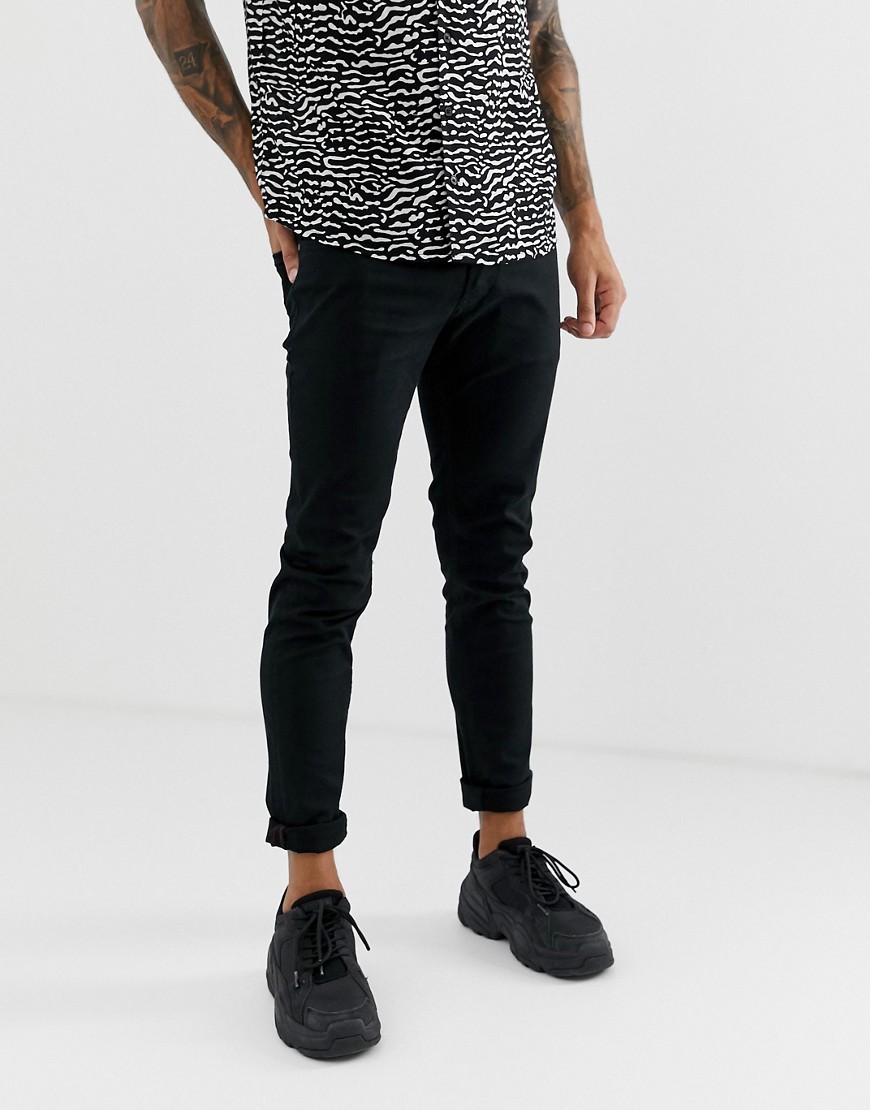 Diesel - Sleenker - Skinny-fit jeans in 069EI-zwart