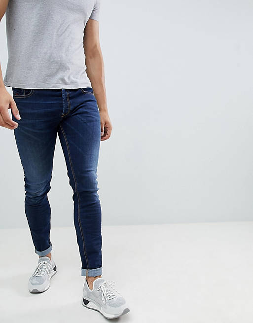 Diesel Sleenker skinny fit jeans in 084RI | ASOS