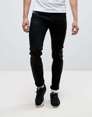 diesel sleenker skinny jeans black 0886z