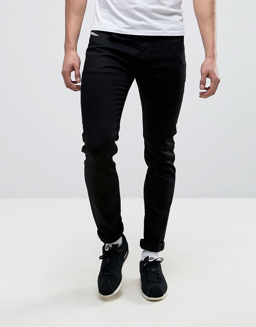 Diesel Sleenker skinny fit jeans in 0886Z black