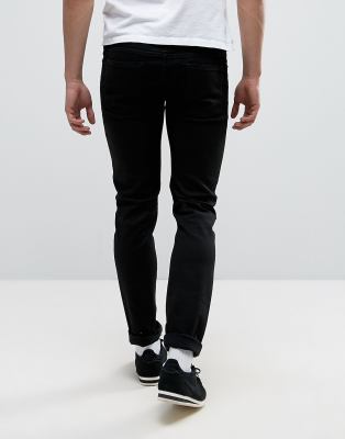 Vijf gelijkheid Golven Diesel Sleenker skinny fit jeans in 0886Z black | ASOS